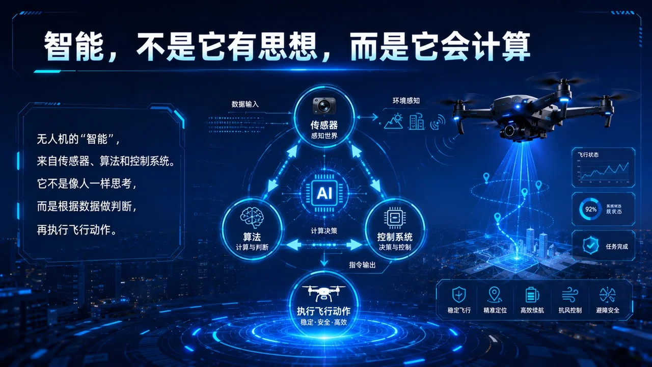 青少年无人机科普课PPT｜会飞的智能机器｜飞行原理·AI视觉·安全规则·未来应用科技启蒙课件 - 预览图17