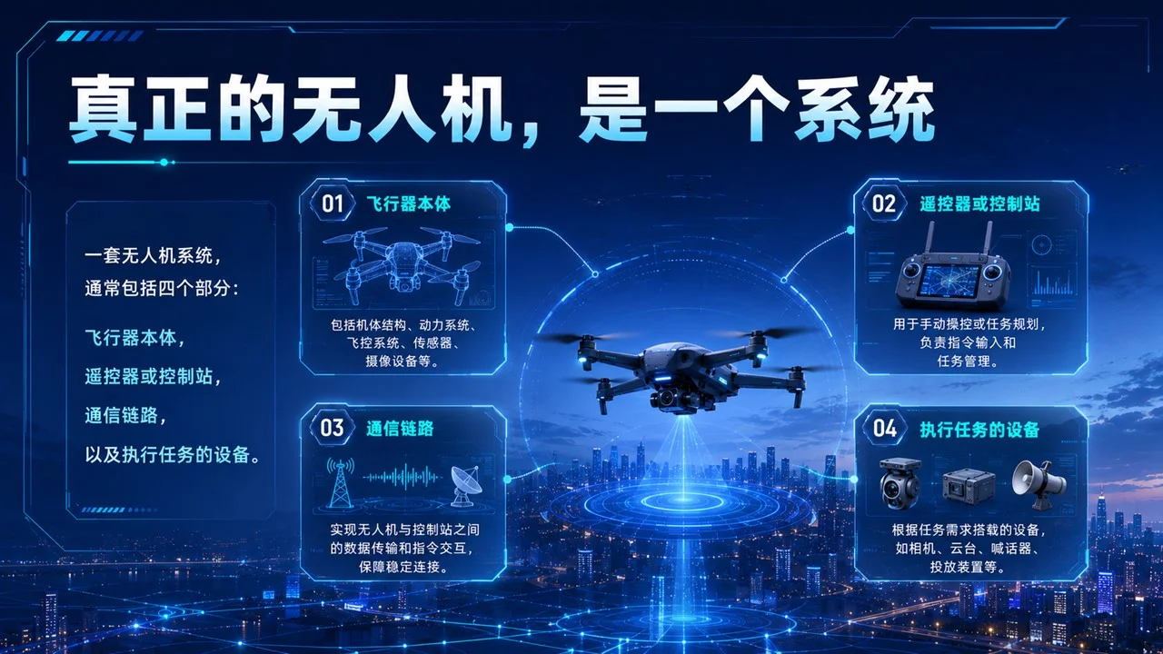 青少年无人机科普课PPT｜会飞的智能机器｜飞行原理·AI视觉·安全规则·未来应用科技启蒙课件 - 预览图4