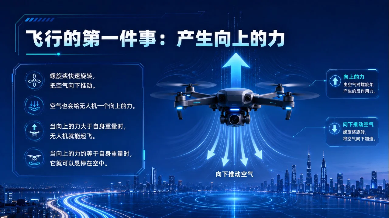 青少年无人机科普课PPT｜会飞的智能机器｜飞行原理·AI视觉·安全规则·未来应用科技启蒙课件 - 预览图7