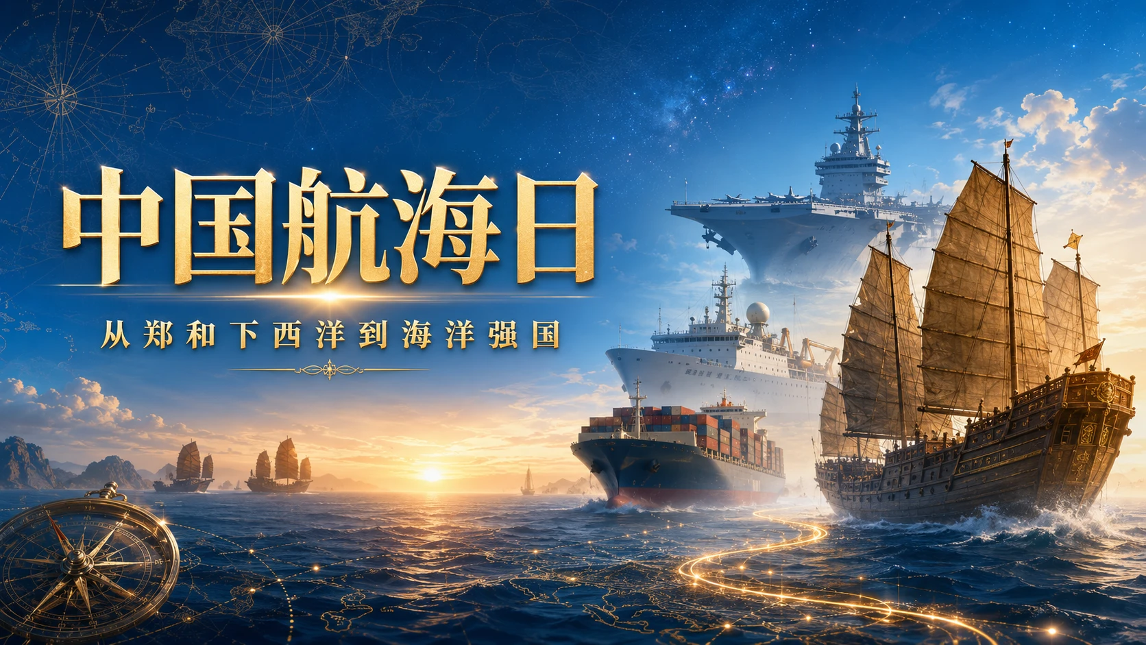 中国航海日——从郑和下西洋到海洋强国 - 预览图1