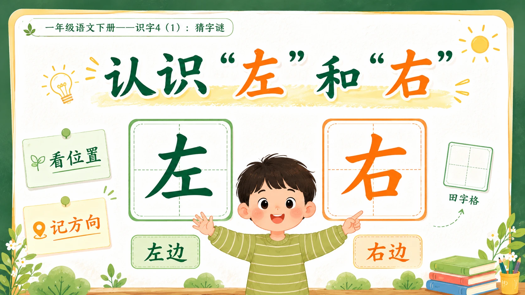 小学六年制统编教材系列课件——一年级语文下册：识字4 猜字谜（1） - 预览图6