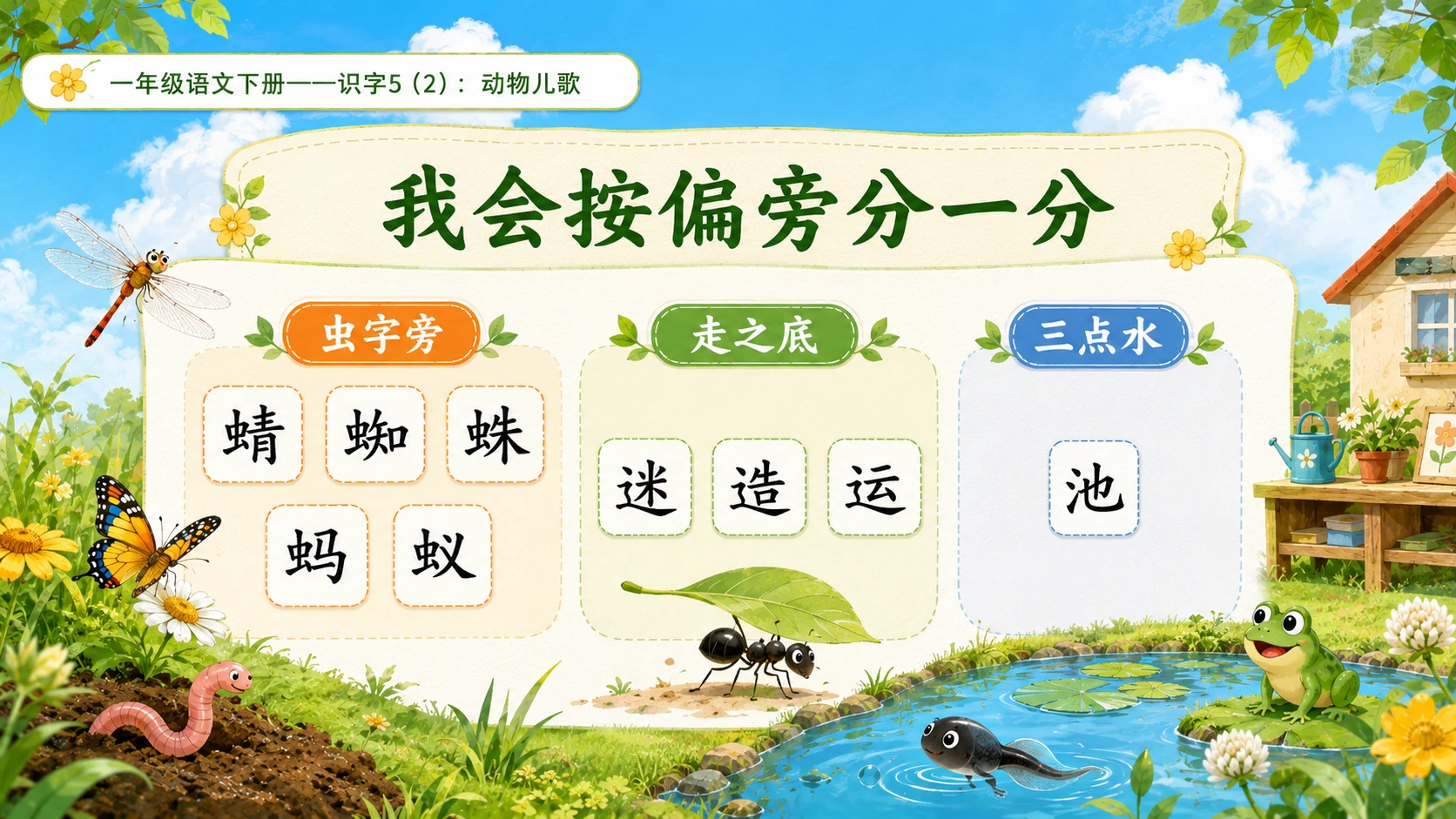 小学六年制统编教材系列课件——一年级语文下册：识字5 动物儿歌（2） - 预览图8