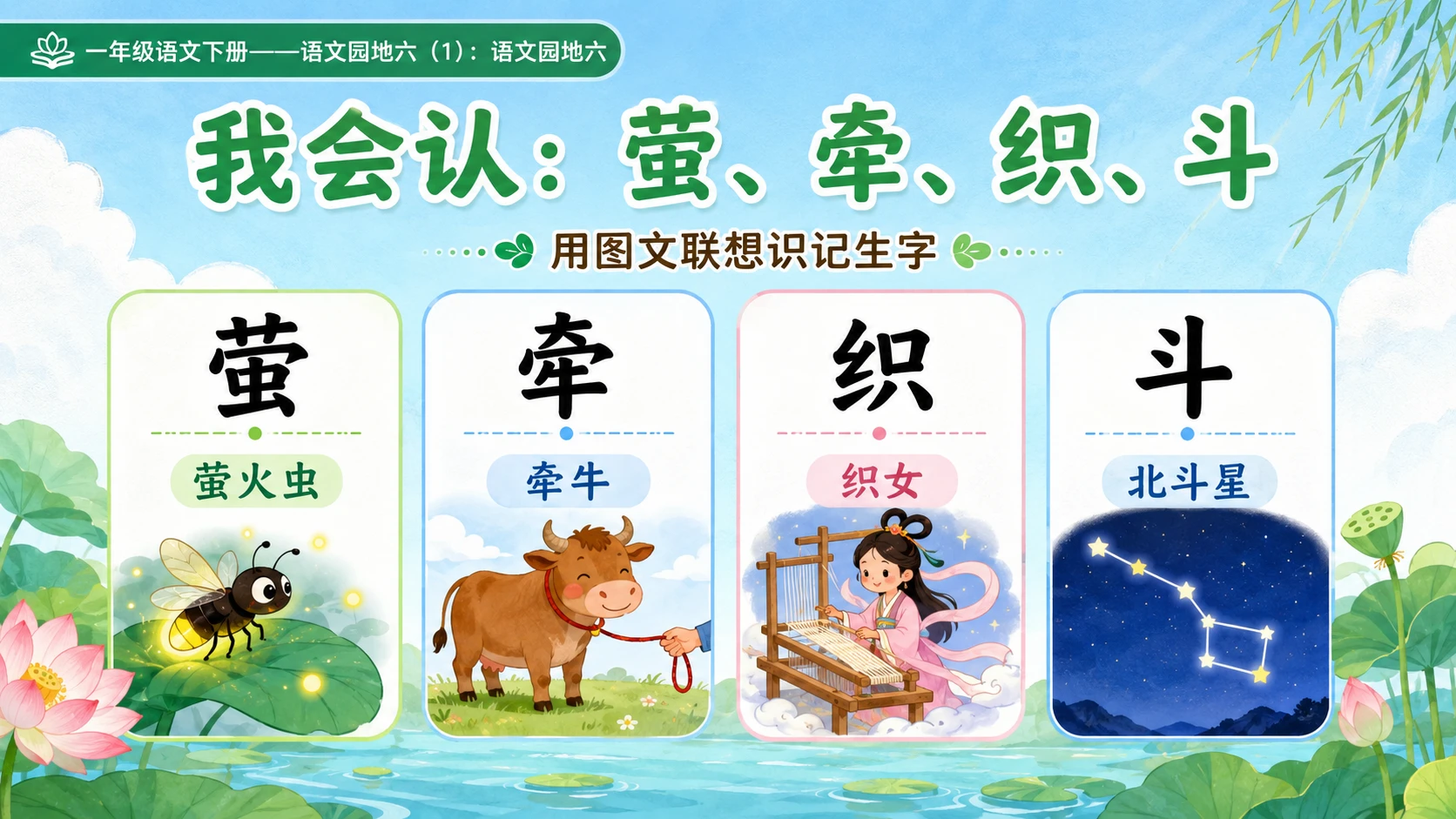 小学六年制统编教材系列课件——一年级语文下册：语文园地六（1） - 预览图9