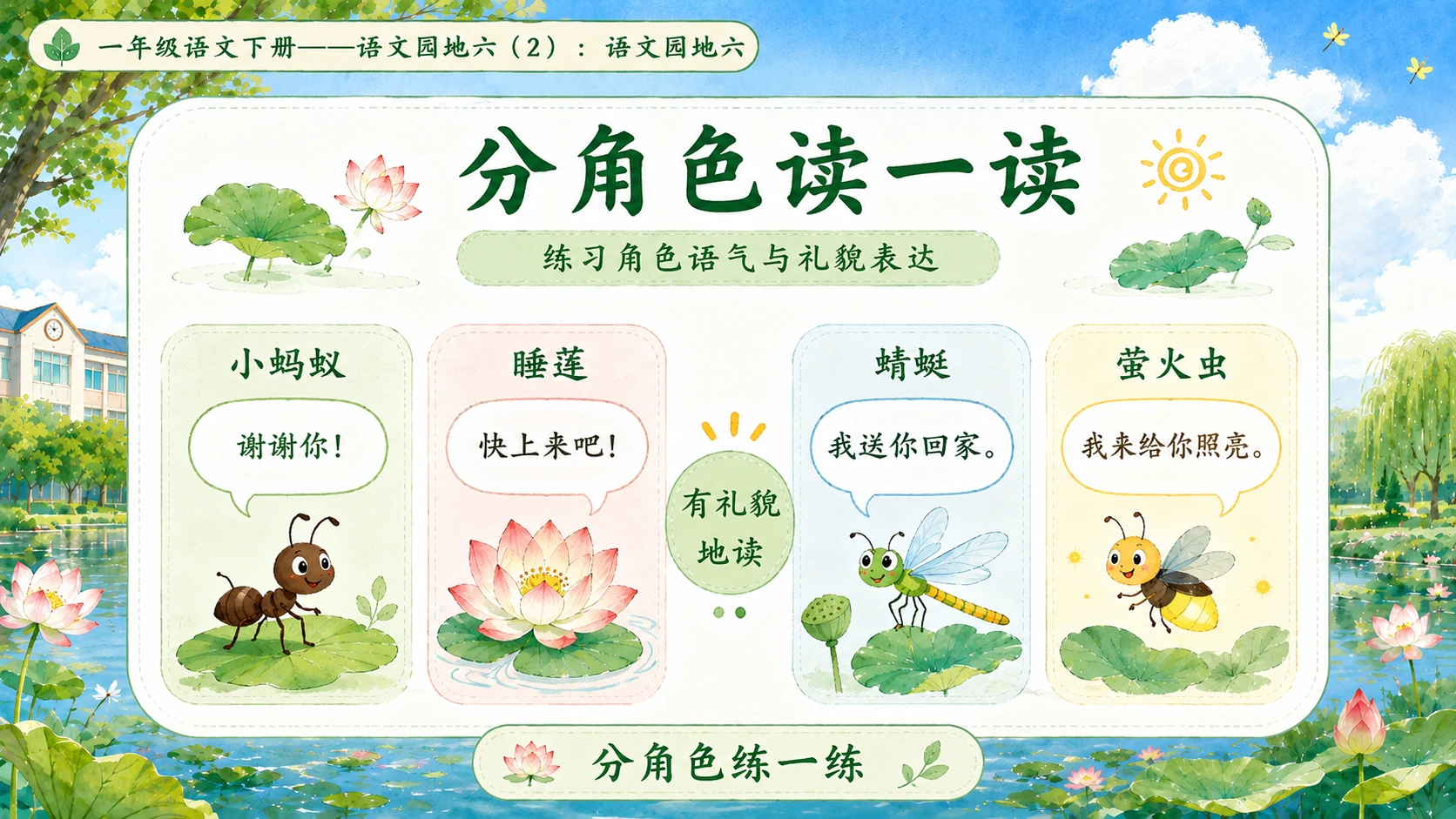 小学六年制统编教材系列课件——一年级语文下册：语文园地六（2） - 预览图14