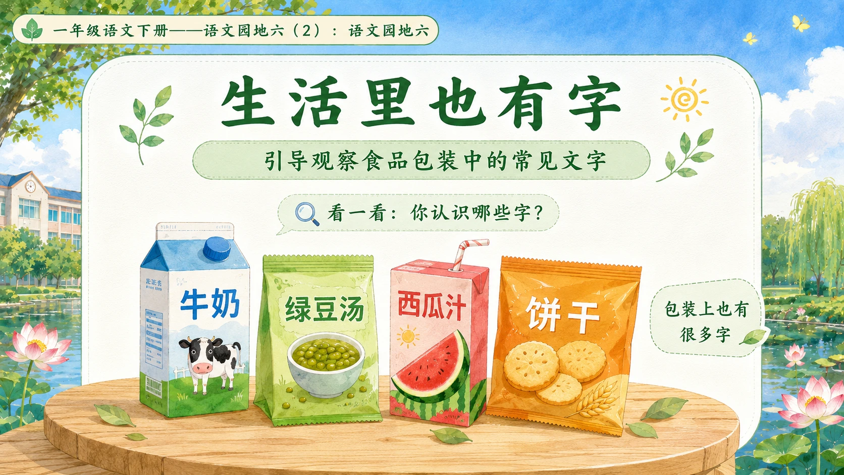 小学六年制统编教材系列课件——一年级语文下册：语文园地六（2） - 预览图7