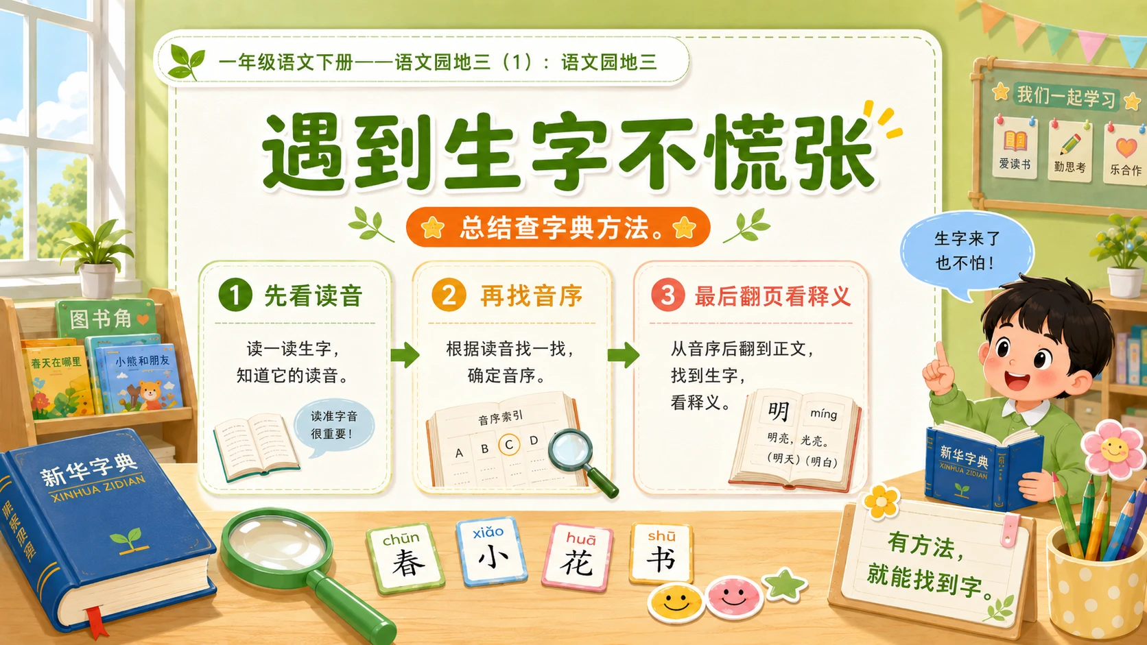 小学六年制统编教材系列课件——一年级语文下册：语文园地三（1） - 预览图13