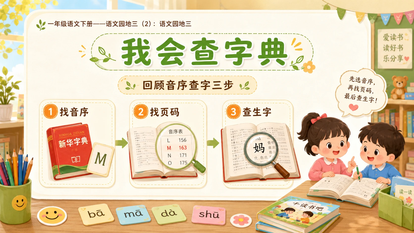 小学六年制统编教材系列课件——一年级语文下册：语文园地三（2） - 预览图2