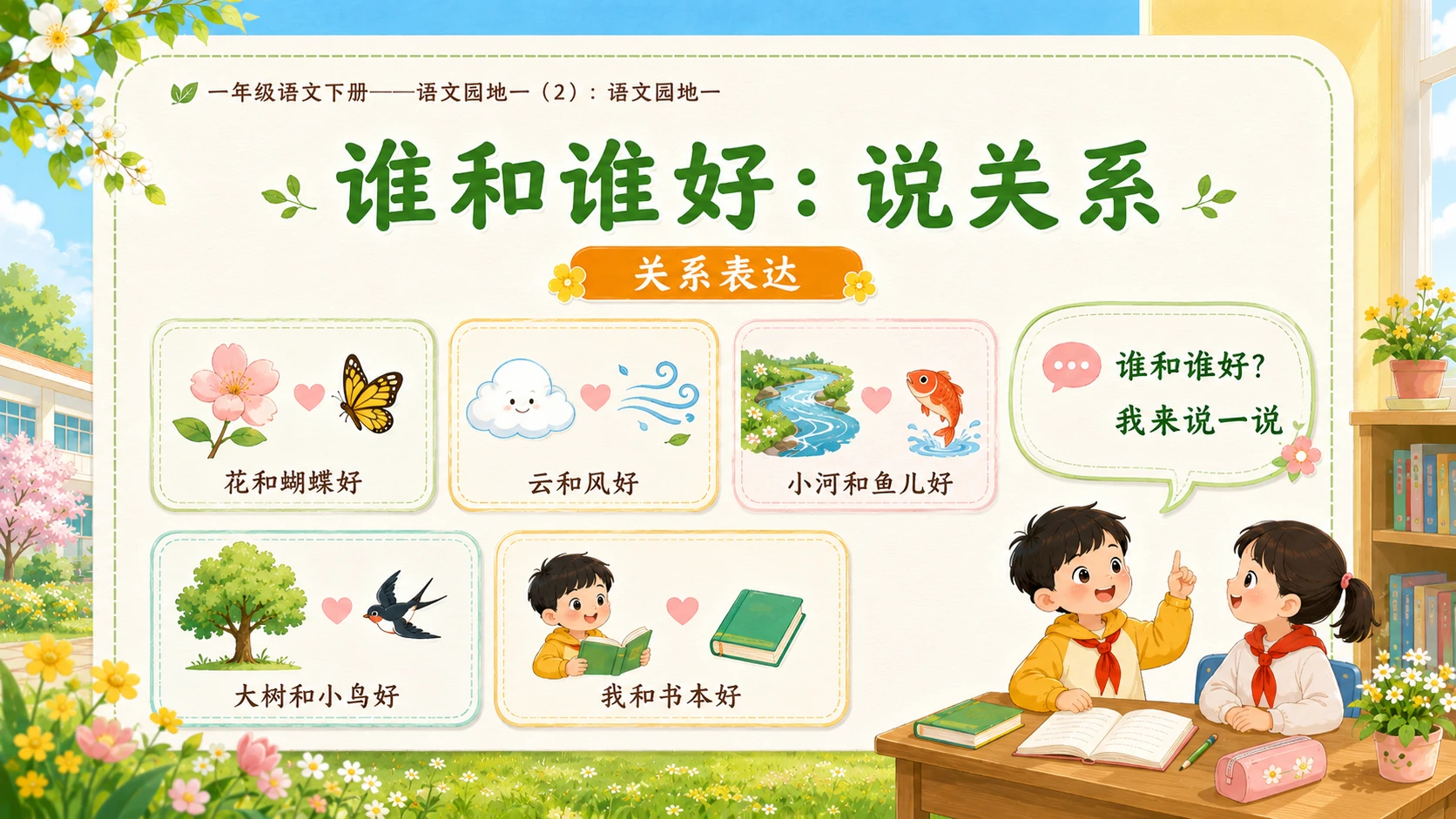 小学六年制统编教材系列课件——一年级语文下册：语文园地一（2） - 预览图11