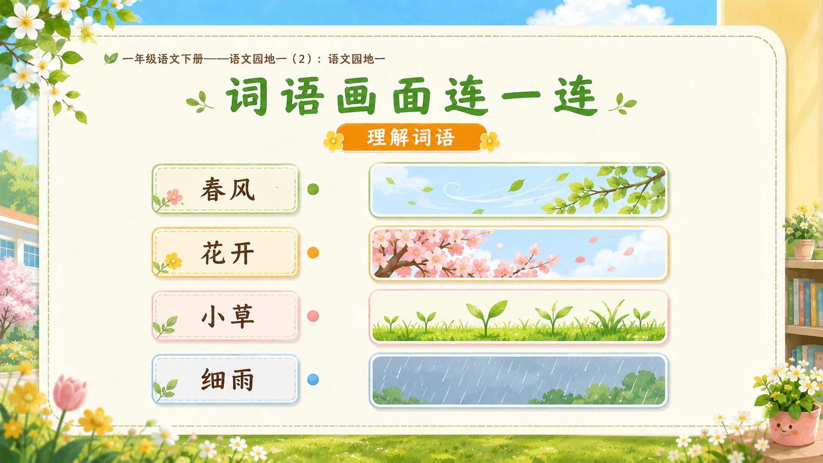 小学六年制统编教材系列课件——一年级语文下册：语文园地一（2） - 预览图6