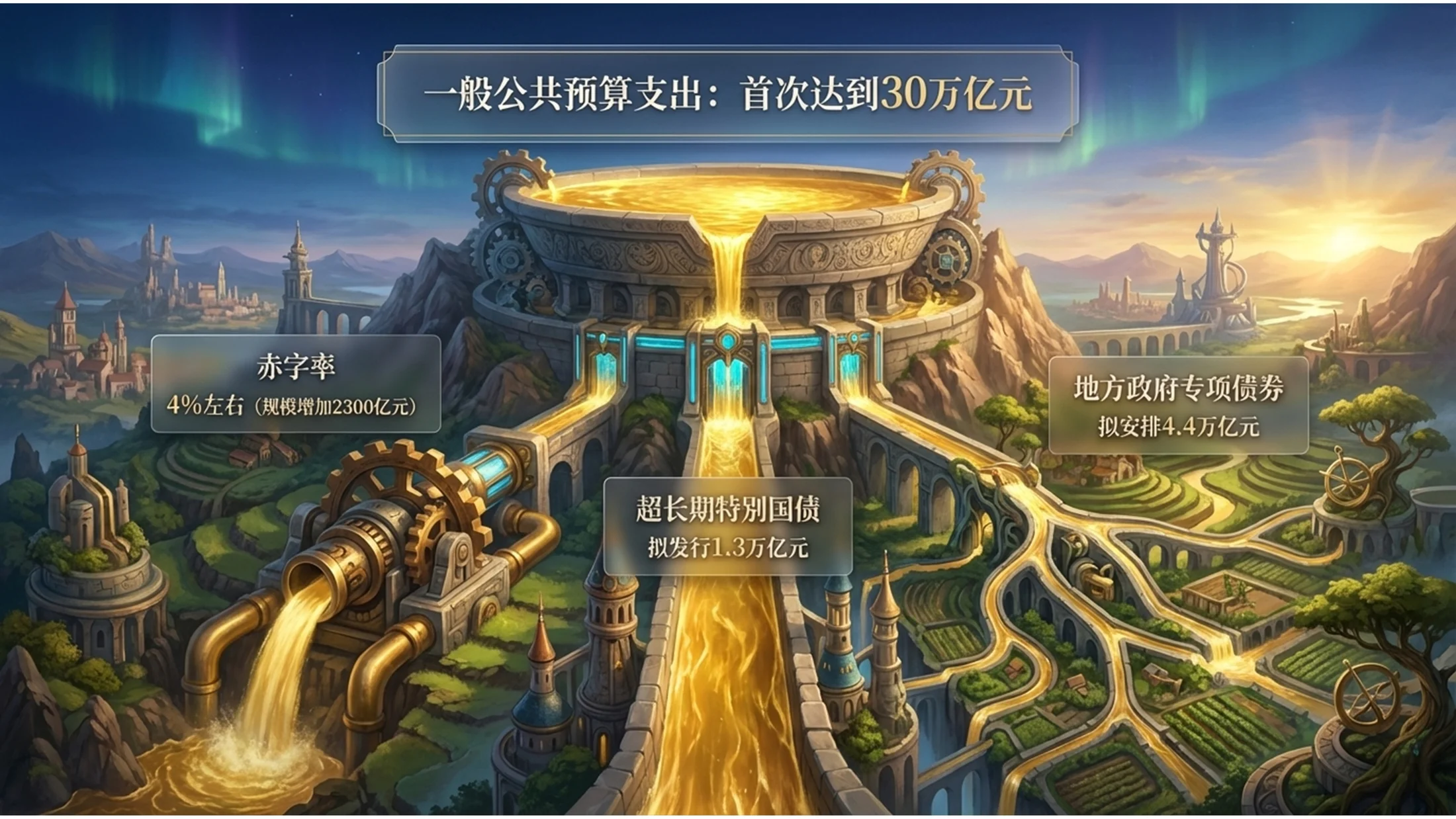 立体油画复古耶罗尼米斯・博斯风格政府工作报告PPT - 预览图6