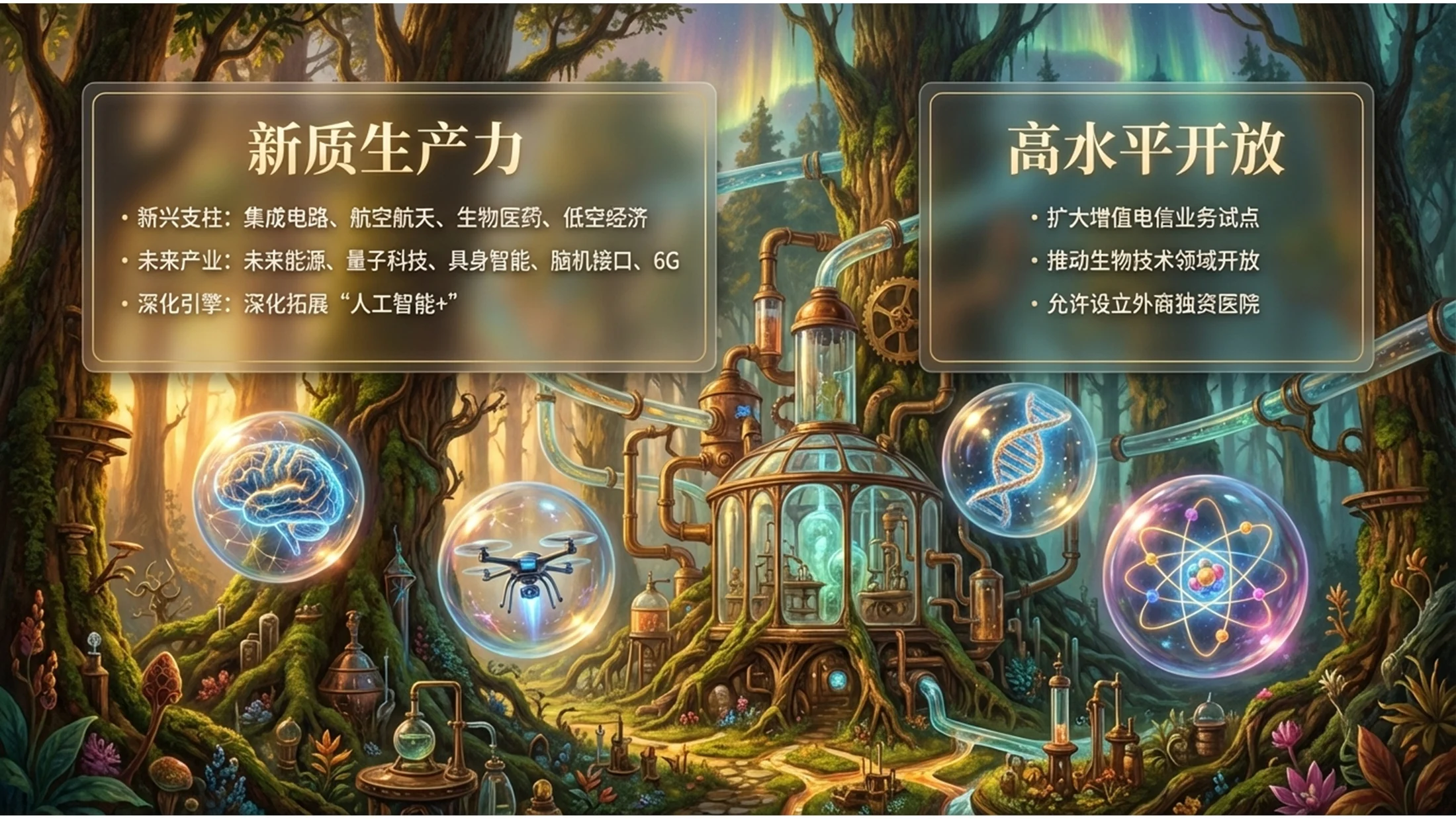立体油画复古耶罗尼米斯・博斯风格政府工作报告PPT - 预览图7