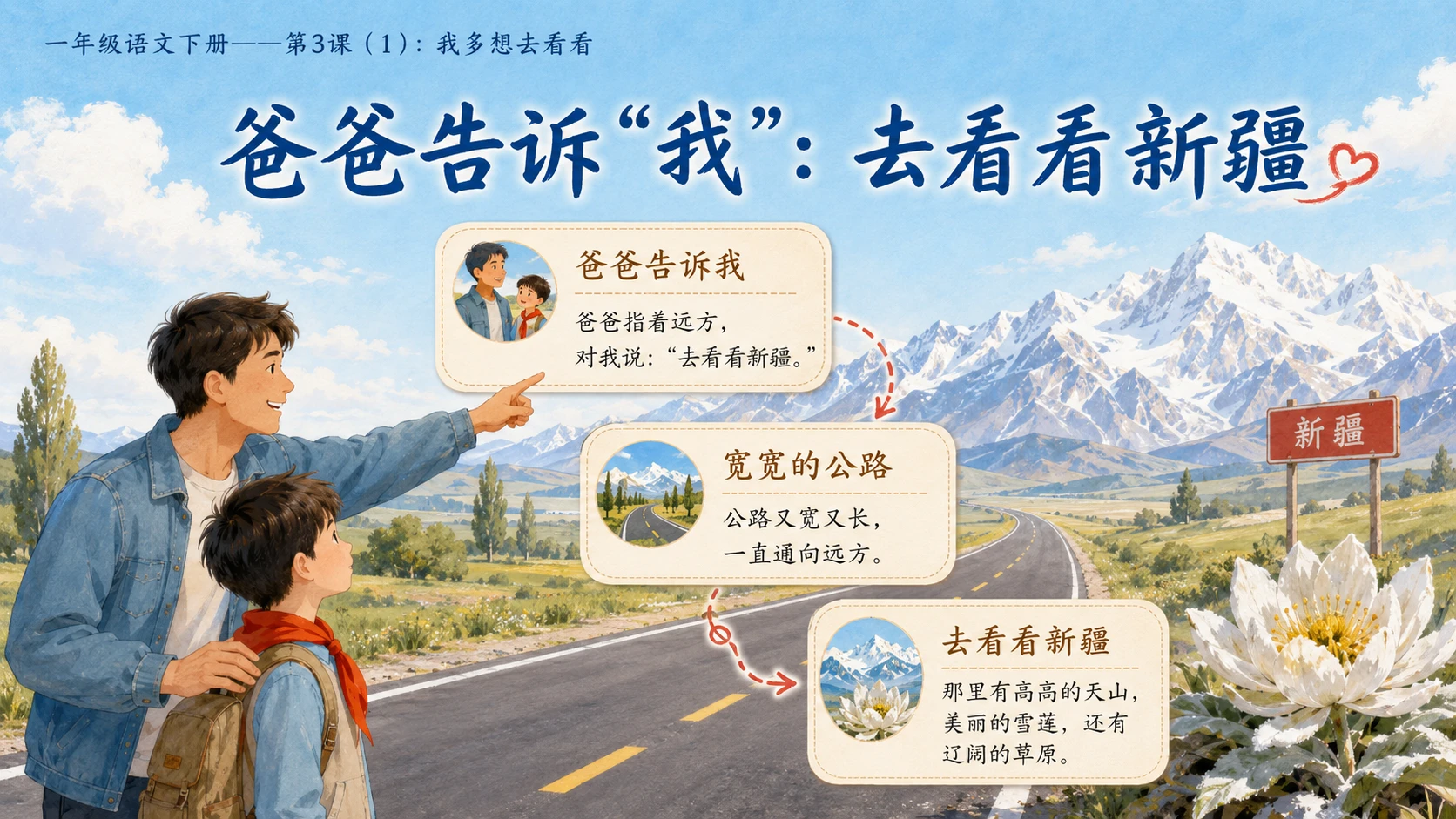 小学六年制统编教材系列课件——一年级语文下册第3课（1）：我多想去看看 - 预览图10