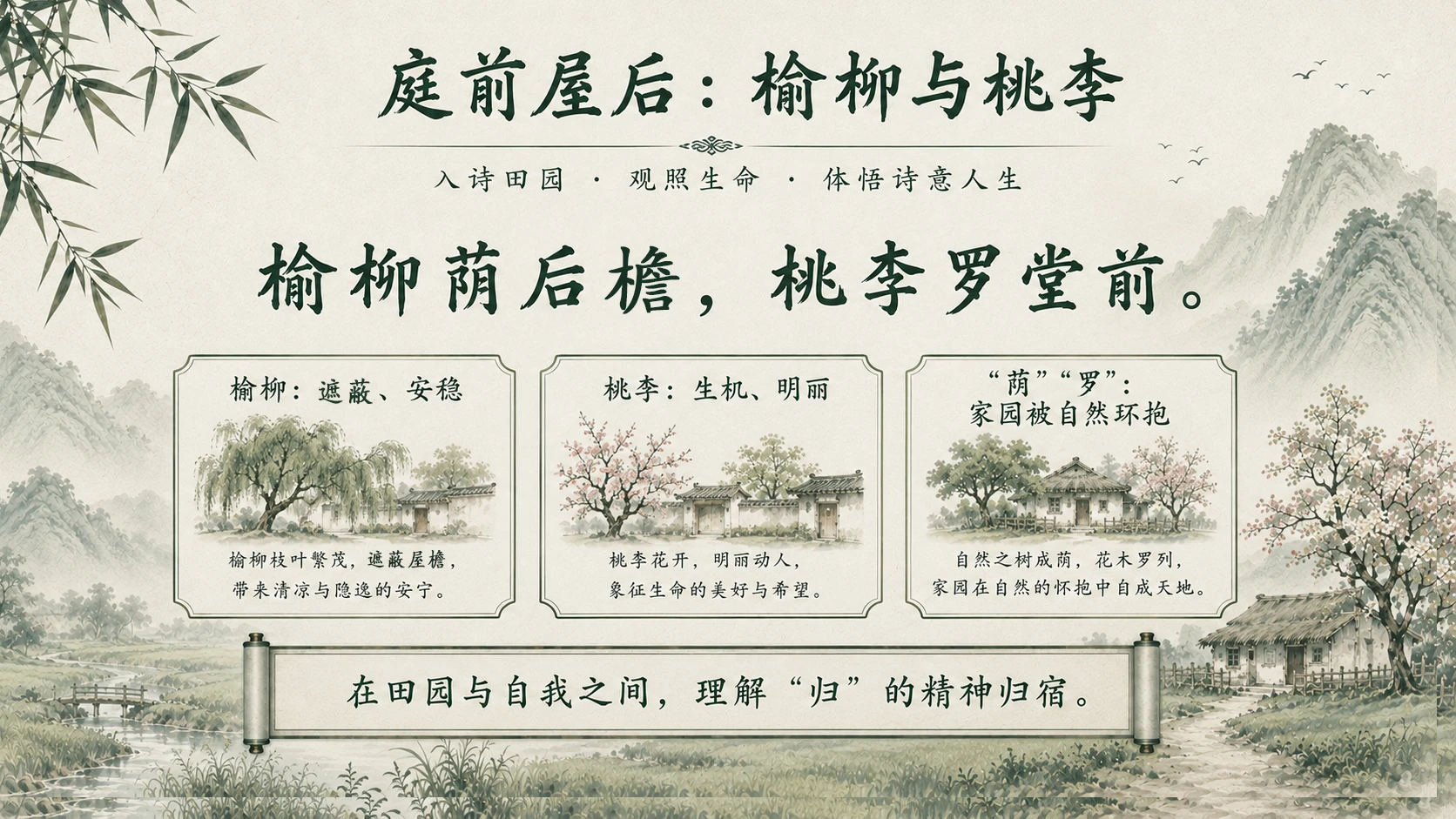 统编版高中语文必修上册《归园田居》 - 预览图4