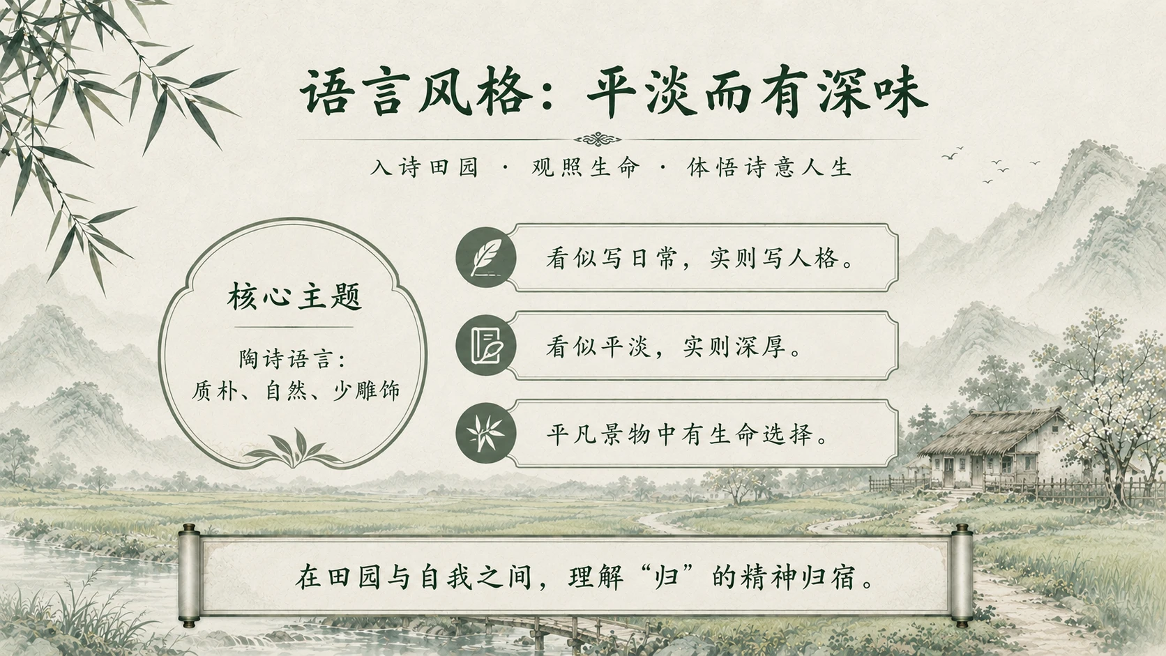 统编版高中语文必修上册《归园田居》 - 预览图6