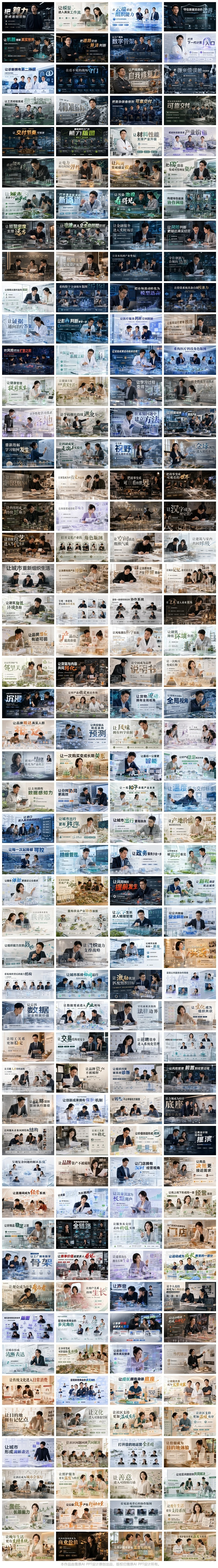 企业团队介绍与行业人物档案AI视觉灵感库｜200张中文商业PPT人物介绍页样张库 - 预览图20