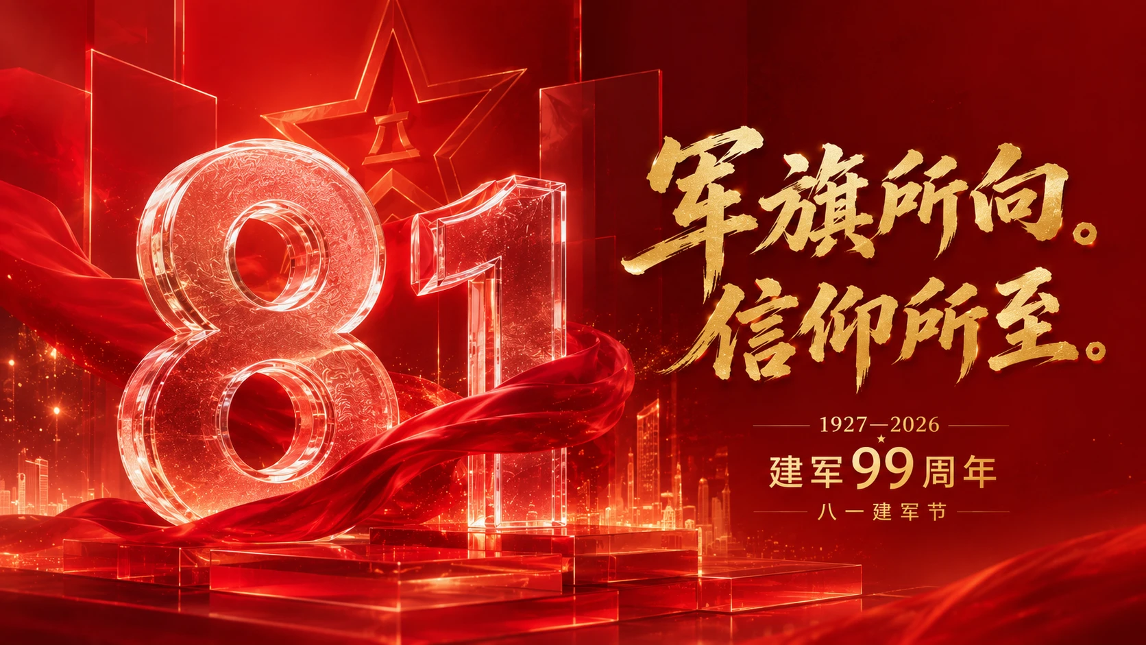 庆祝八一建军节-建军99周年129张PPT灵感库 - 预览图4