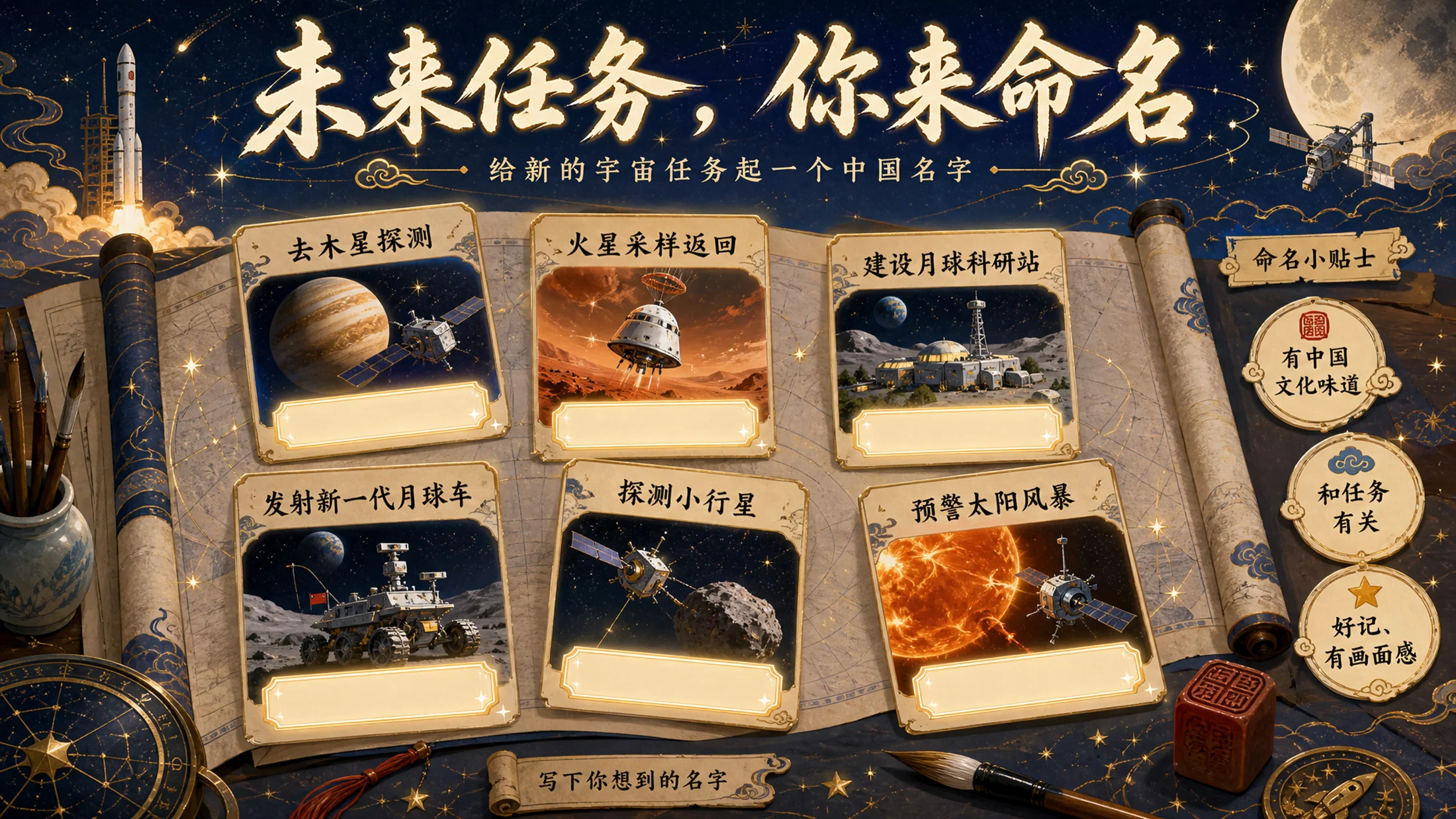 中国航天名字里的宇宙地图｜中国航天科普课PPT - 预览图11
