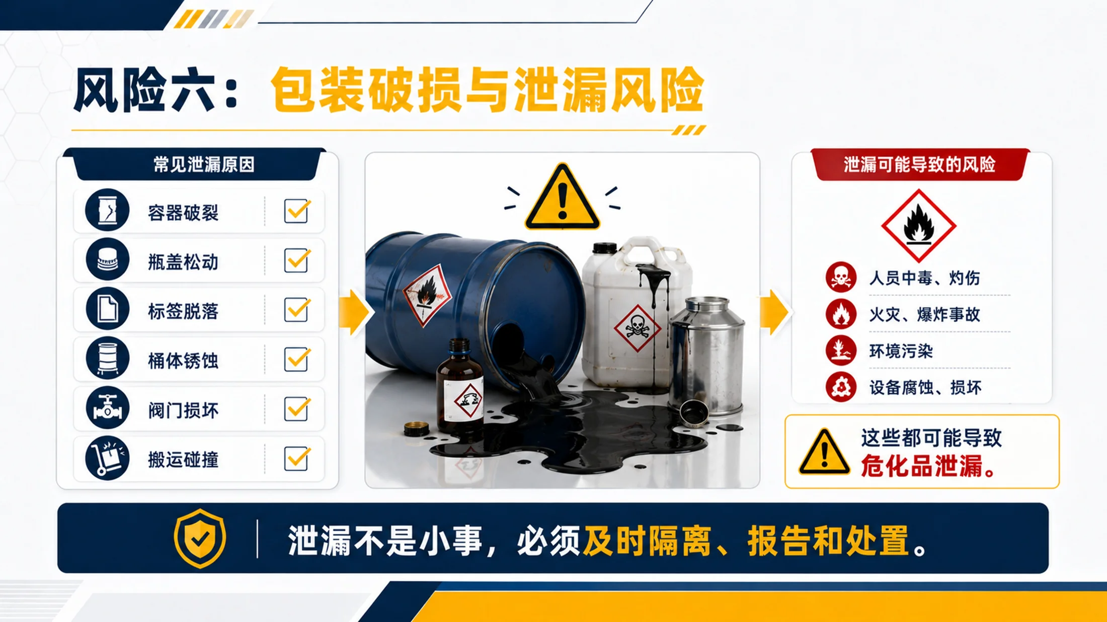 危险化学品安全培训PPT课件｜危化品存储使用规范｜企业安全教育模板 - 预览图15
