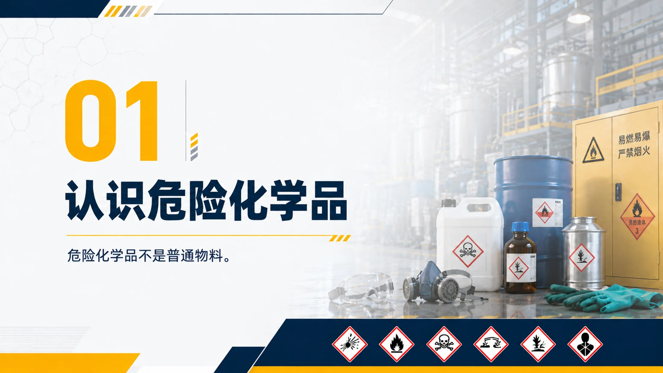 危险化学品安全培训PPT课件｜危化品存储使用规范｜企业安全教育模板 - 预览图3