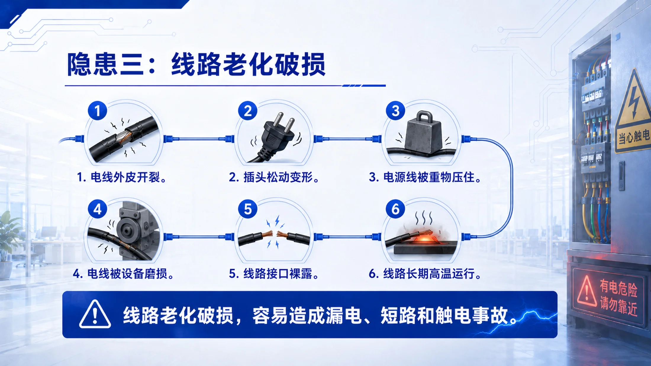 企业用电安全培训PPT课件｜安全用电知识培训｜电气火灾预防模板 - 预览图11