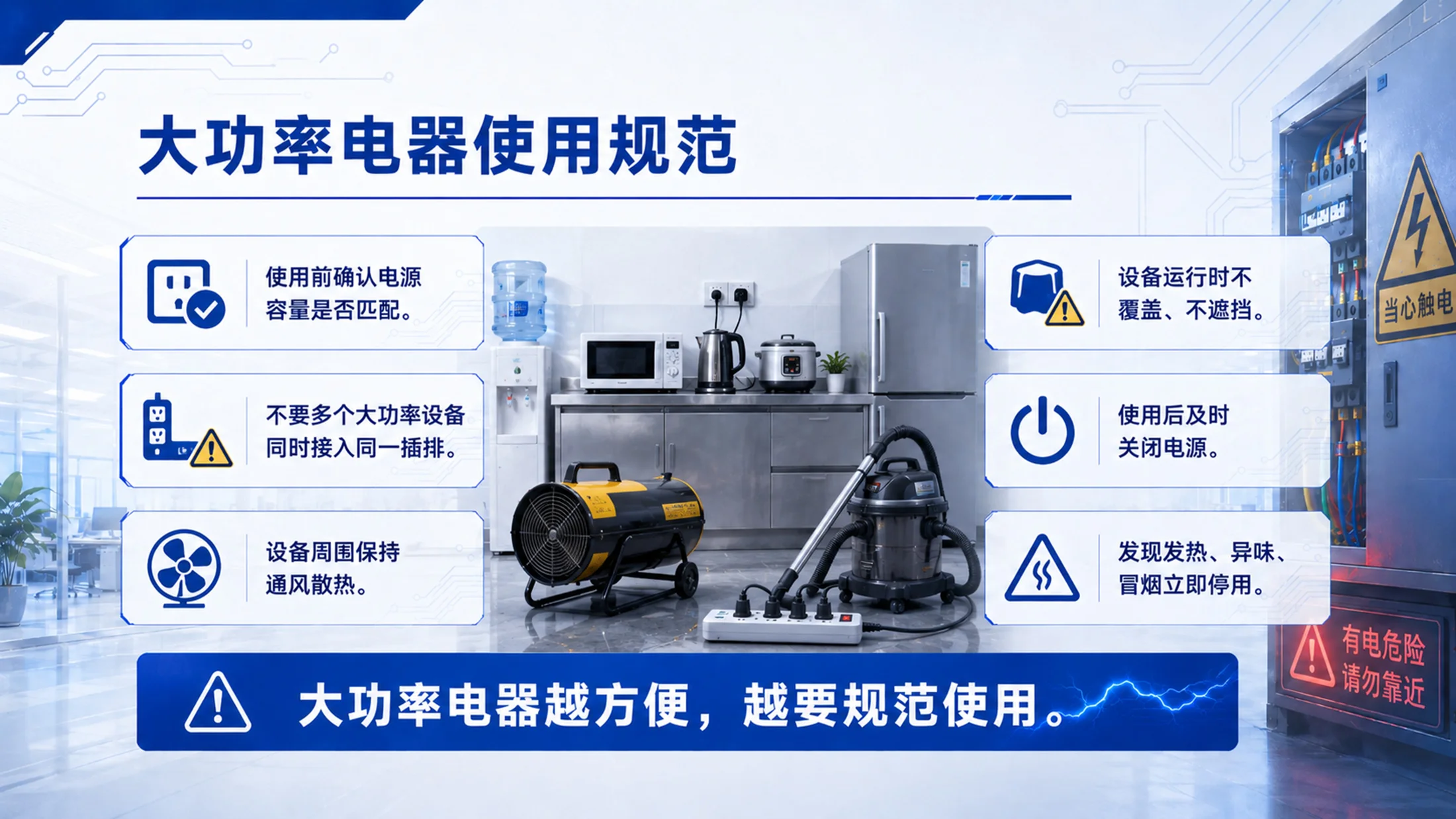 企业用电安全培训PPT课件｜安全用电知识培训｜电气火灾预防模板 - 预览图19
