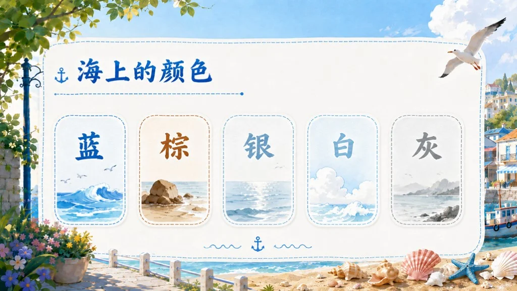部编版小学语文三年级上册《海滨小城》PPT课件｜海边城市清新写景公开课模板 - 预览图12
