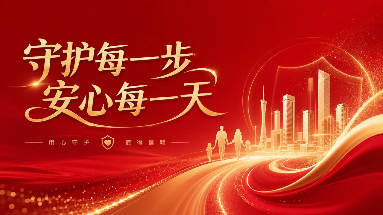 保险行业高端PPT视觉图库｜100款全场景红金商务模板设计 - 预览图12