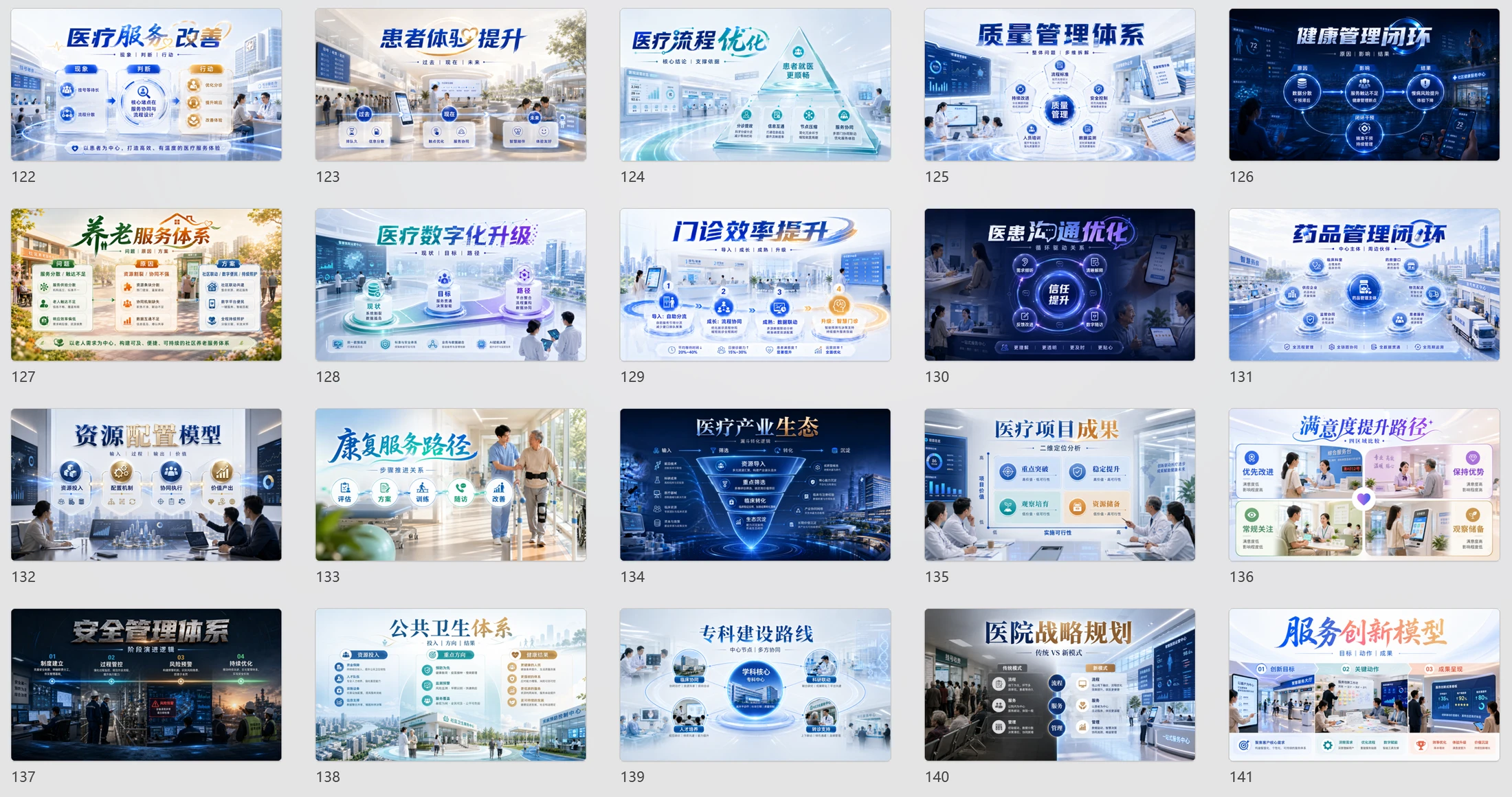 快速套用生成多类型页面-200张逻辑关系页模版库 - 预览图17