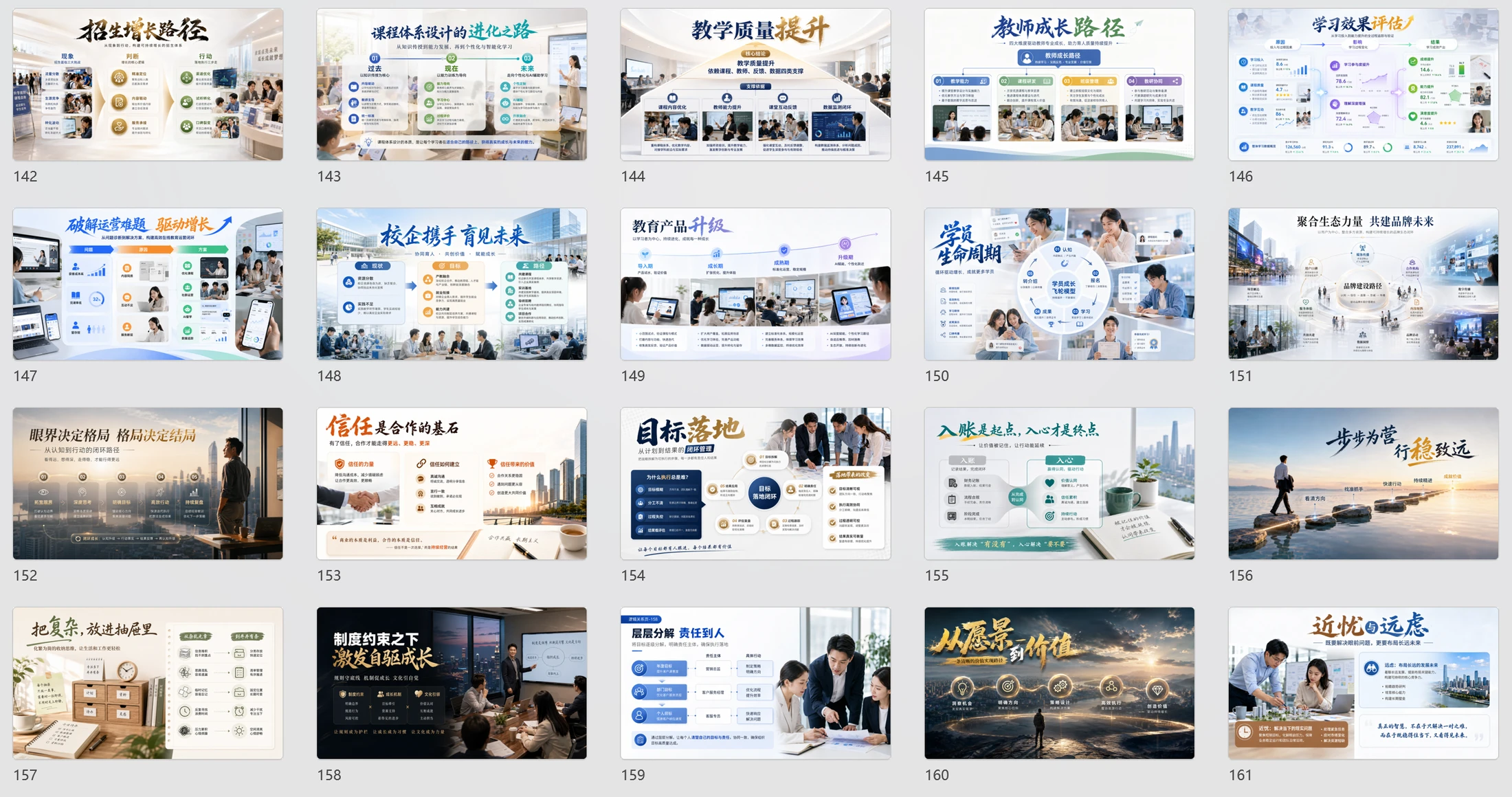 快速套用生成多类型页面-200张逻辑关系页模版库 - 预览图18