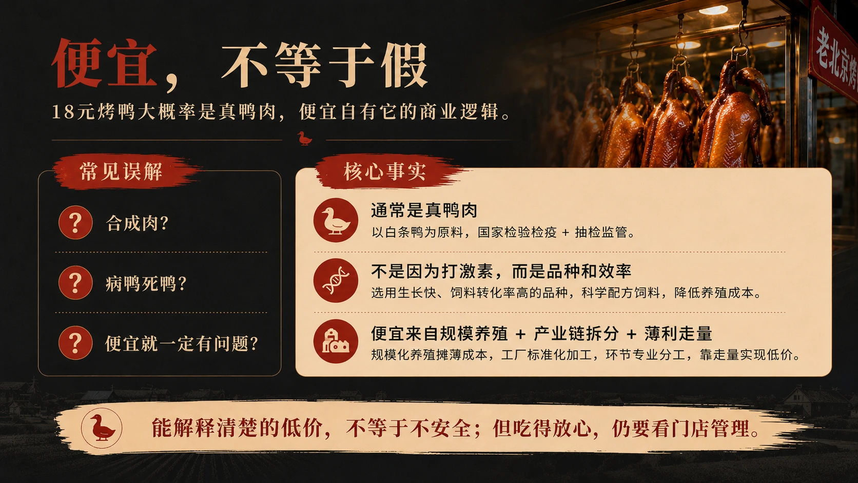 18元一只的烤鸭，为什么这么便宜？｜知识科普、工业科技PPT - 预览图7