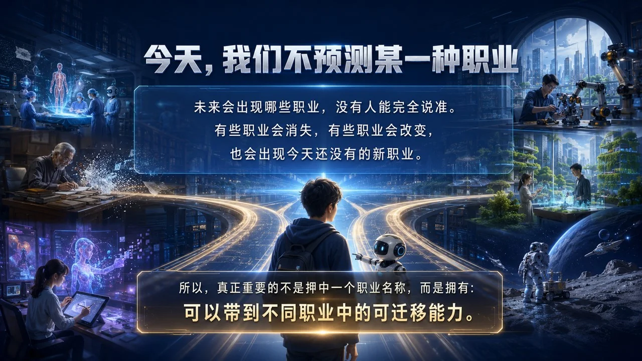 《AI时代，孩子需要什么能力？》青少年未来职业启蒙PPT课件 - 预览图2