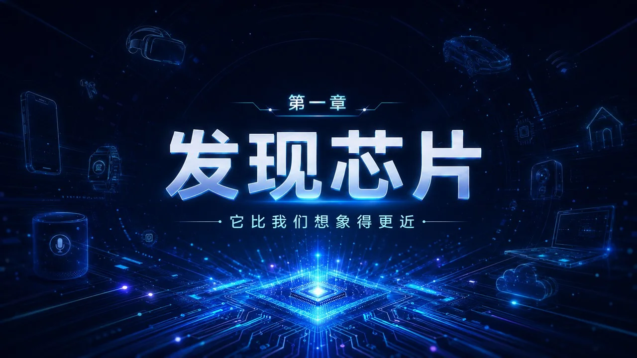 芯片的秘密：小小芯片如何改变世界？青少年未来科技启蒙PPT课件 - 预览图1