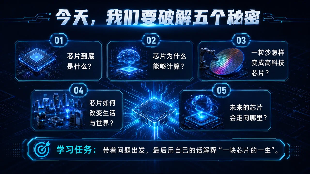 芯片的秘密：小小芯片如何改变世界？青少年未来科技启蒙PPT课件 - 预览图4
