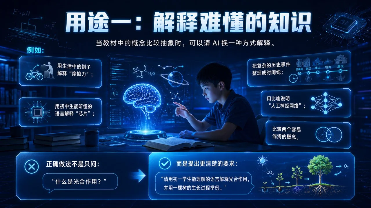 青少年未来科技启蒙课件：会用AI，更要会判断PPT——青少年生成式AI素养与安全实践课 - 预览图13
