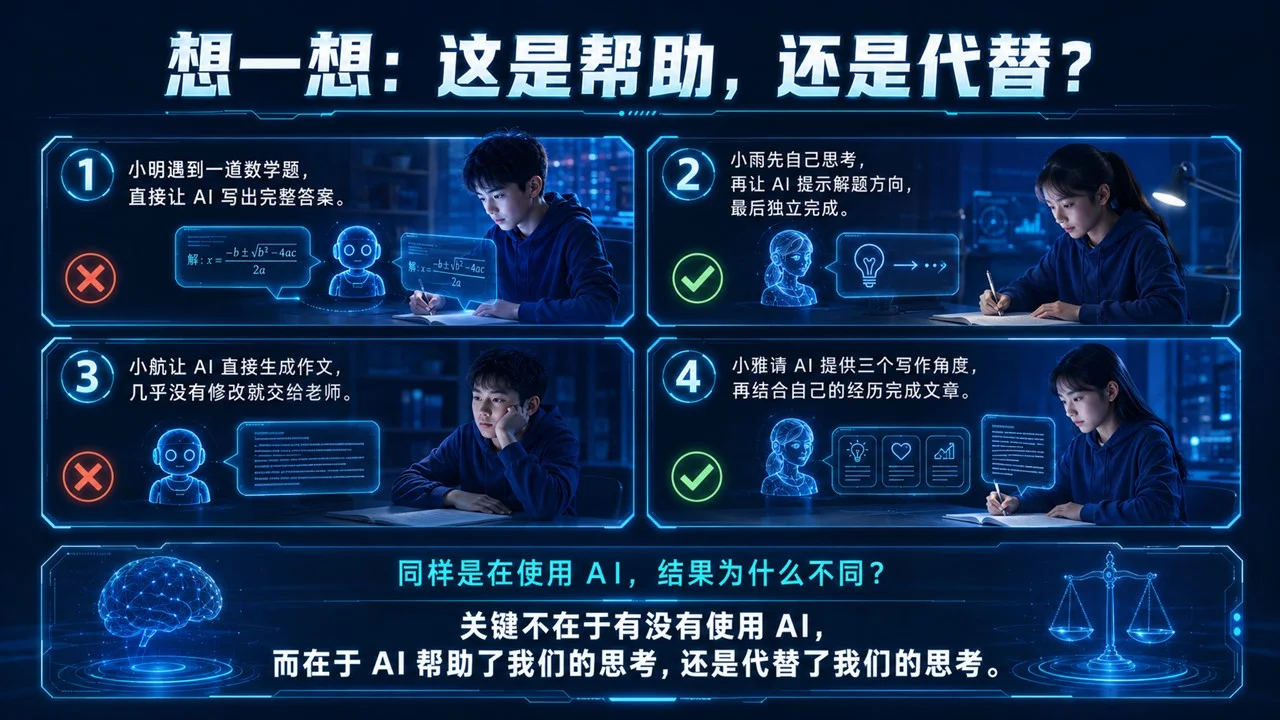 青少年未来科技启蒙课件：会用AI，更要会判断PPT——青少年生成式AI素养与安全实践课 - 预览图2