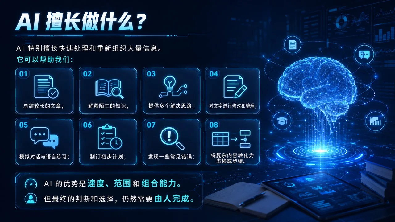 青少年未来科技启蒙课件：会用AI，更要会判断PPT——青少年生成式AI素养与安全实践课 - 预览图9
