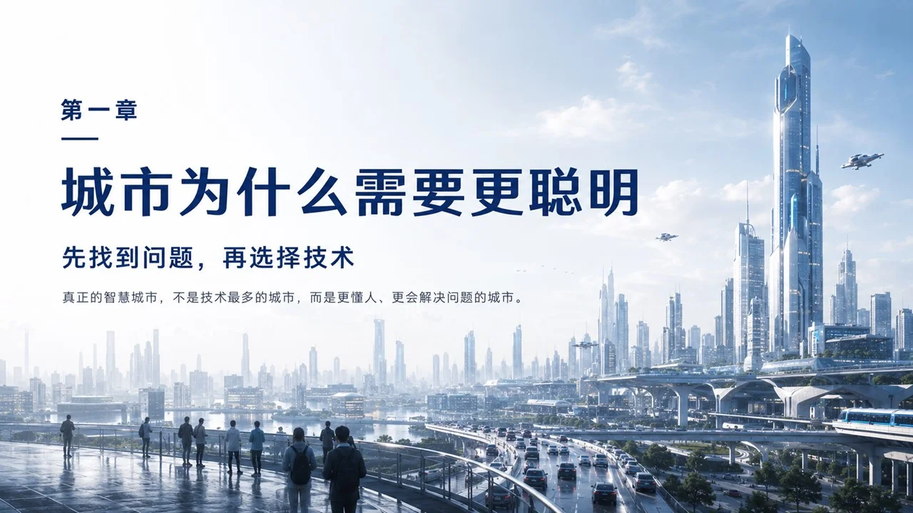 青少年未来科技启蒙课《AI如何让城市更聪明？》智慧城市科普PPT课件 - 预览图3