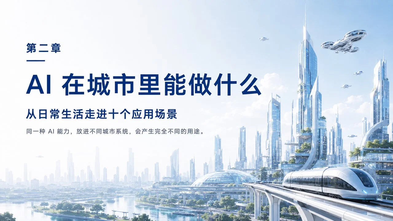 青少年未来科技启蒙课《AI如何让城市更聪明？》智慧城市科普PPT课件 - 预览图9