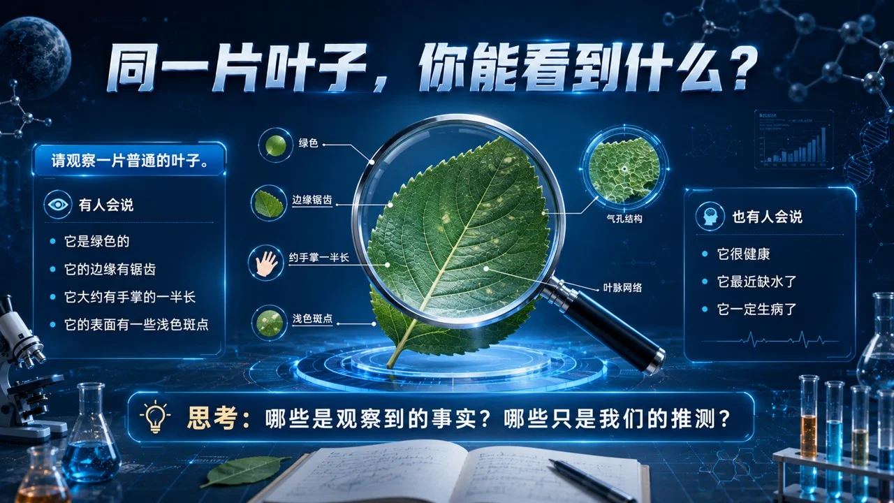 青少年科学思维启蒙课PPT｜像科学家一样思考：观察·提问·验证 - 预览图1