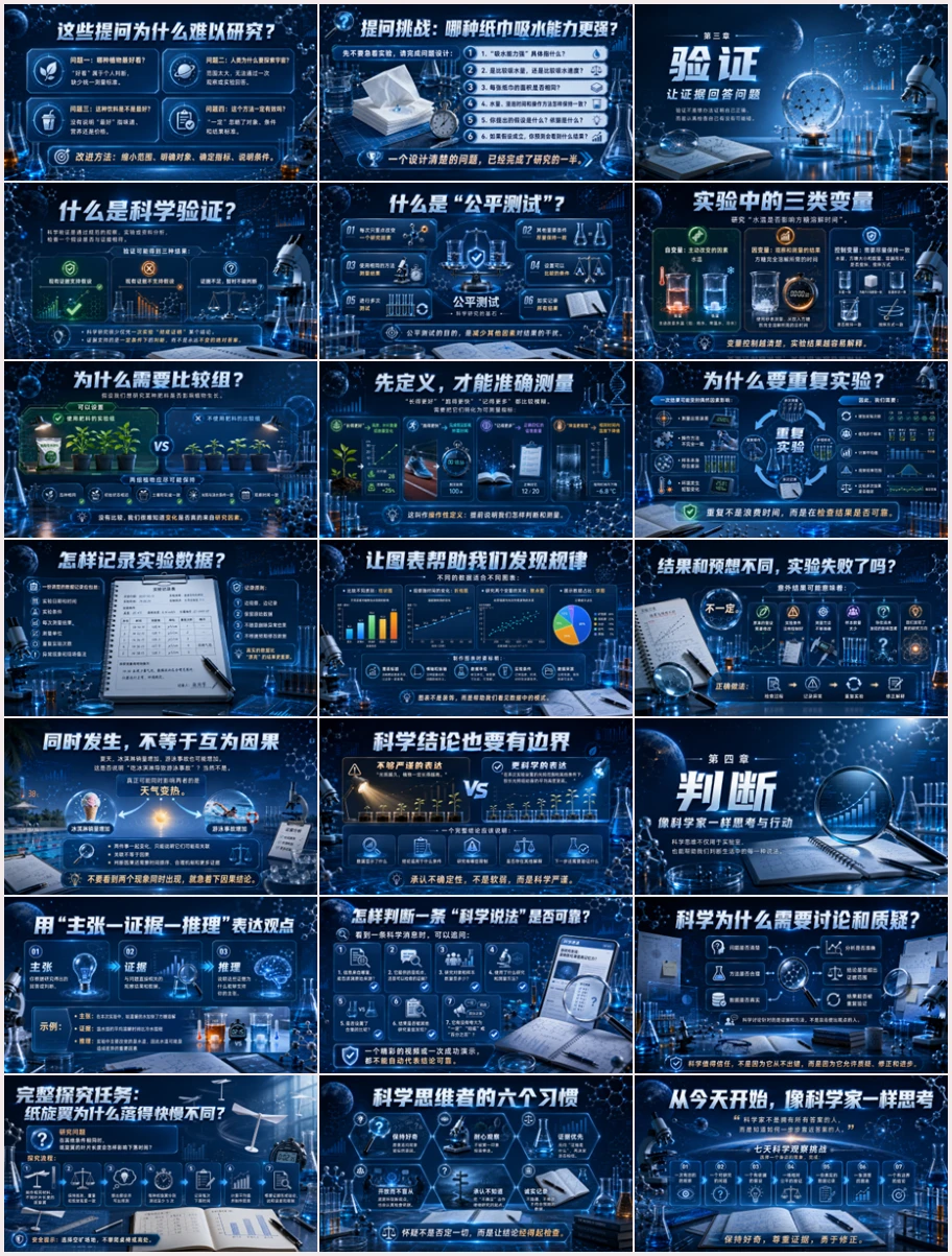 青少年科学思维启蒙课PPT｜像科学家一样思考：观察·提问·验证 - 预览图19