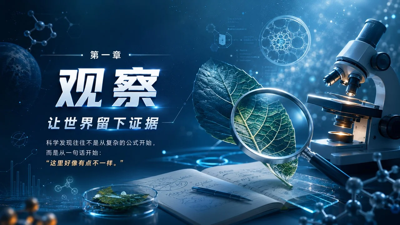 青少年科学思维启蒙课PPT｜像科学家一样思考：观察·提问·验证 - 预览图4