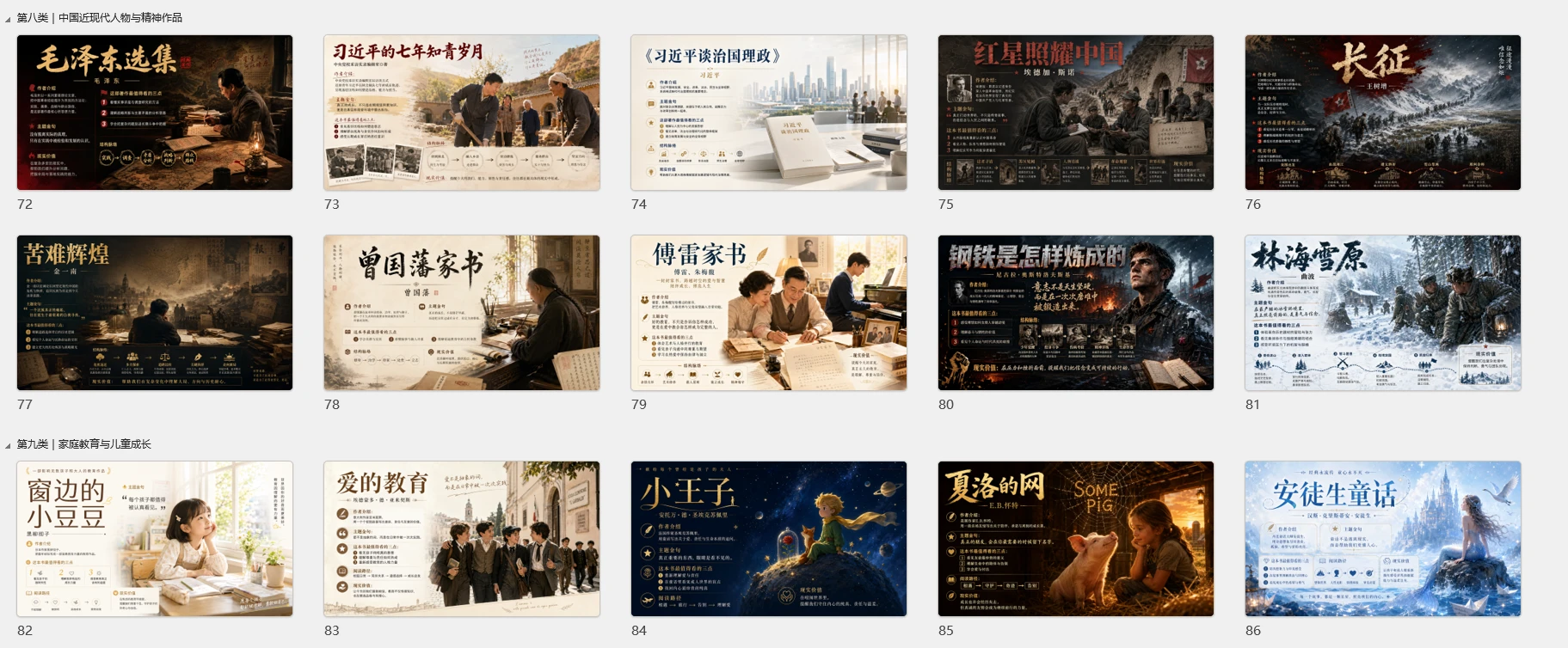 一分钟生成自己的书目推荐图-中国人经典阅读100本书 - 预览图4