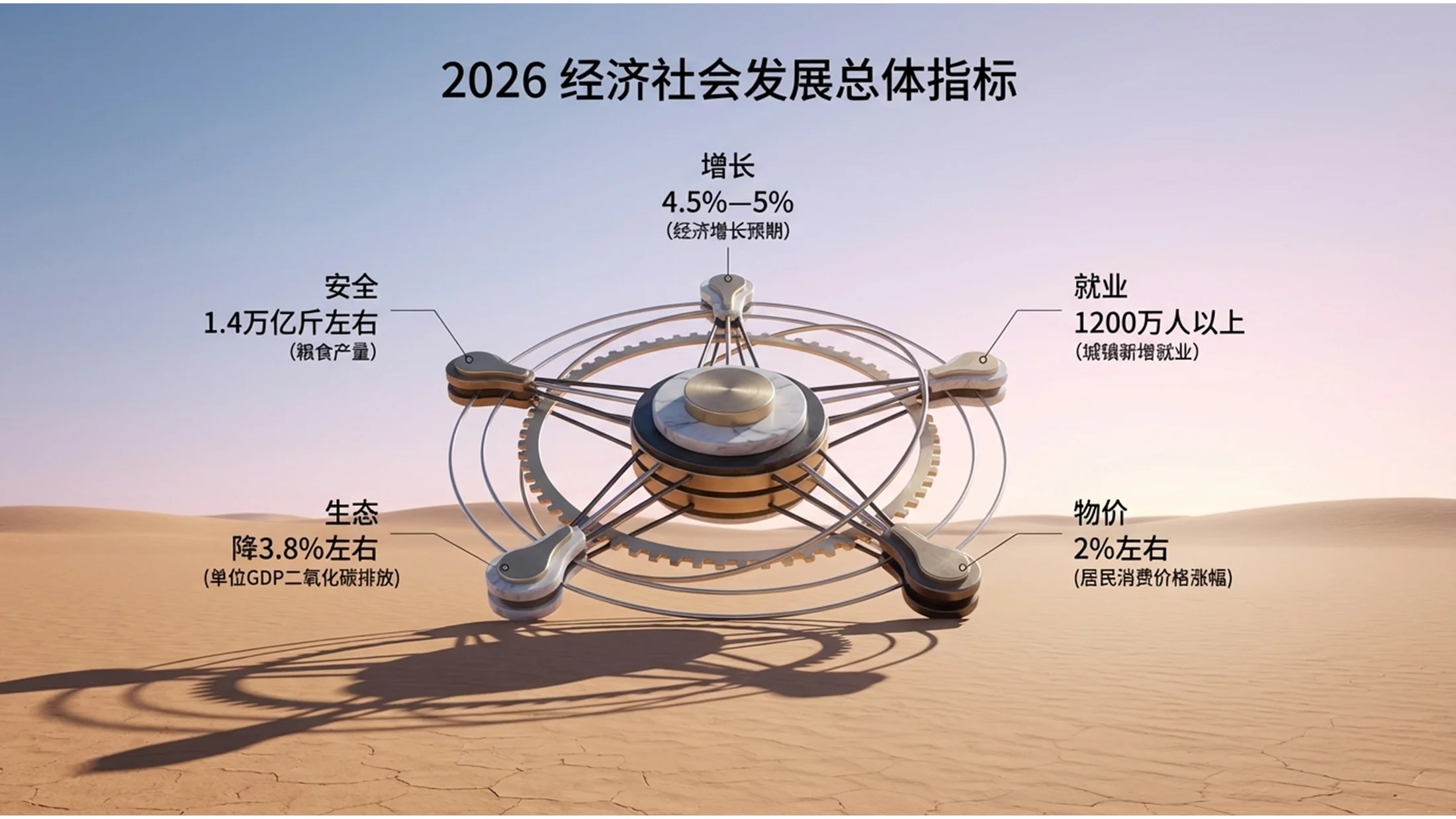 圆滑石头雕塑伊夫·唐吉风格政府工作报告PPT - 预览图5