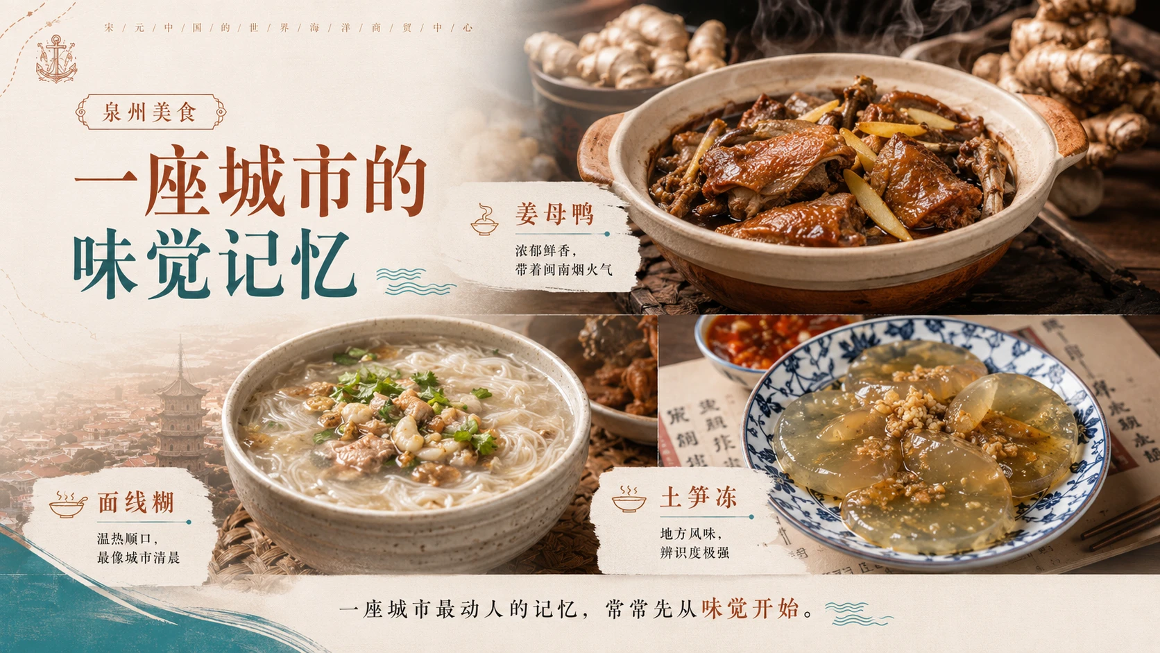 去泉州，把青春藏进一座烟火古城｜城市文旅品牌推介型PPT - 预览图4