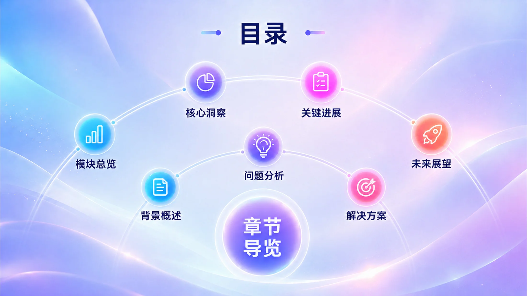 800张炫彩PPT逻辑图表库（第一辑202张） - 预览图3