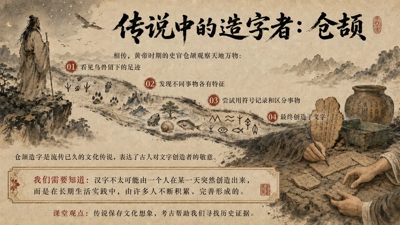 《汉字里的中国》青少年中华文化启蒙课之一｜汉字起源、演变与文化密码PPT课件 - 预览图5