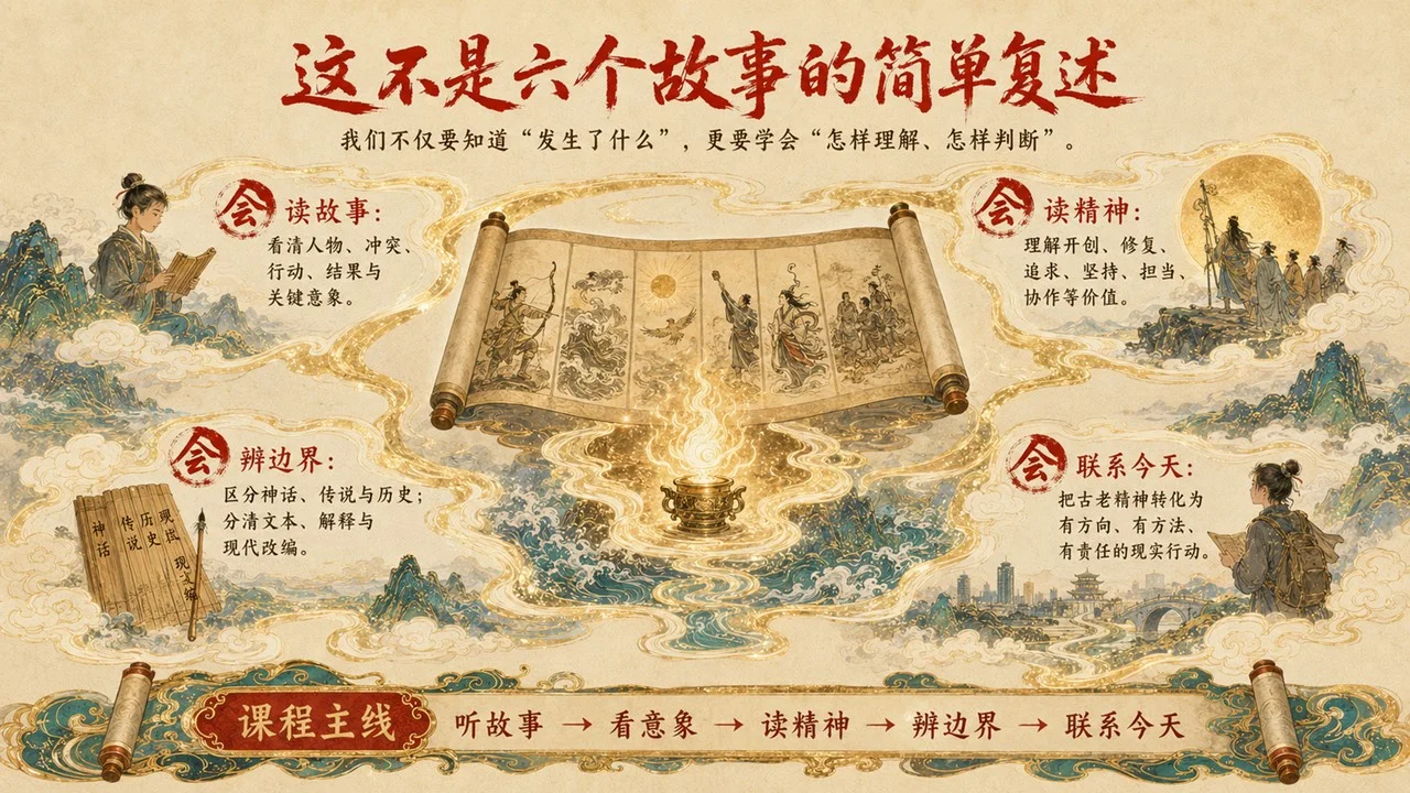 《中国神话里的想象与精神》青少年中华文化启蒙课之二｜经典神话、文化想象与民族精神PPT课件 - 预览图2
