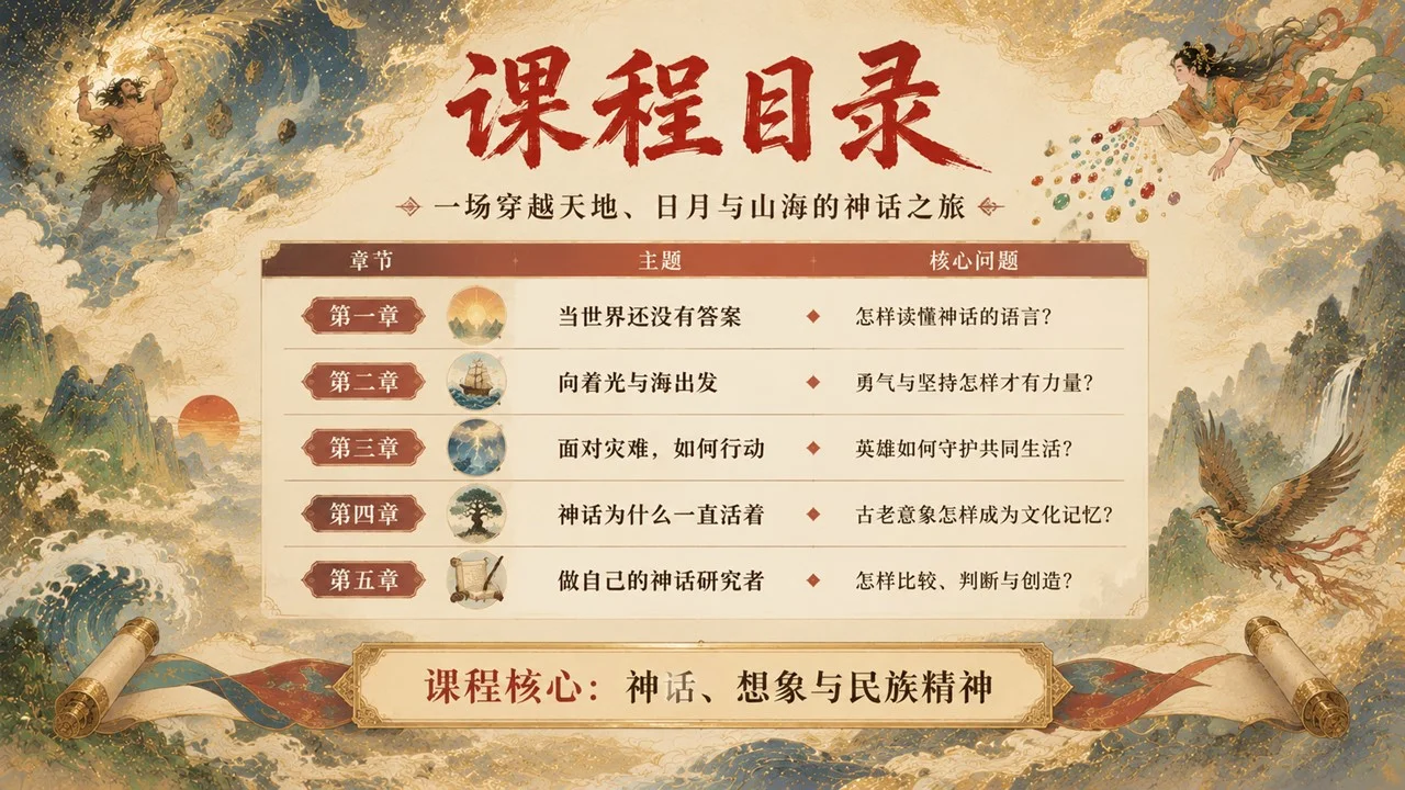 《中国神话里的想象与精神》青少年中华文化启蒙课之二｜经典神话、文化想象与民族精神PPT课件 - 预览图3