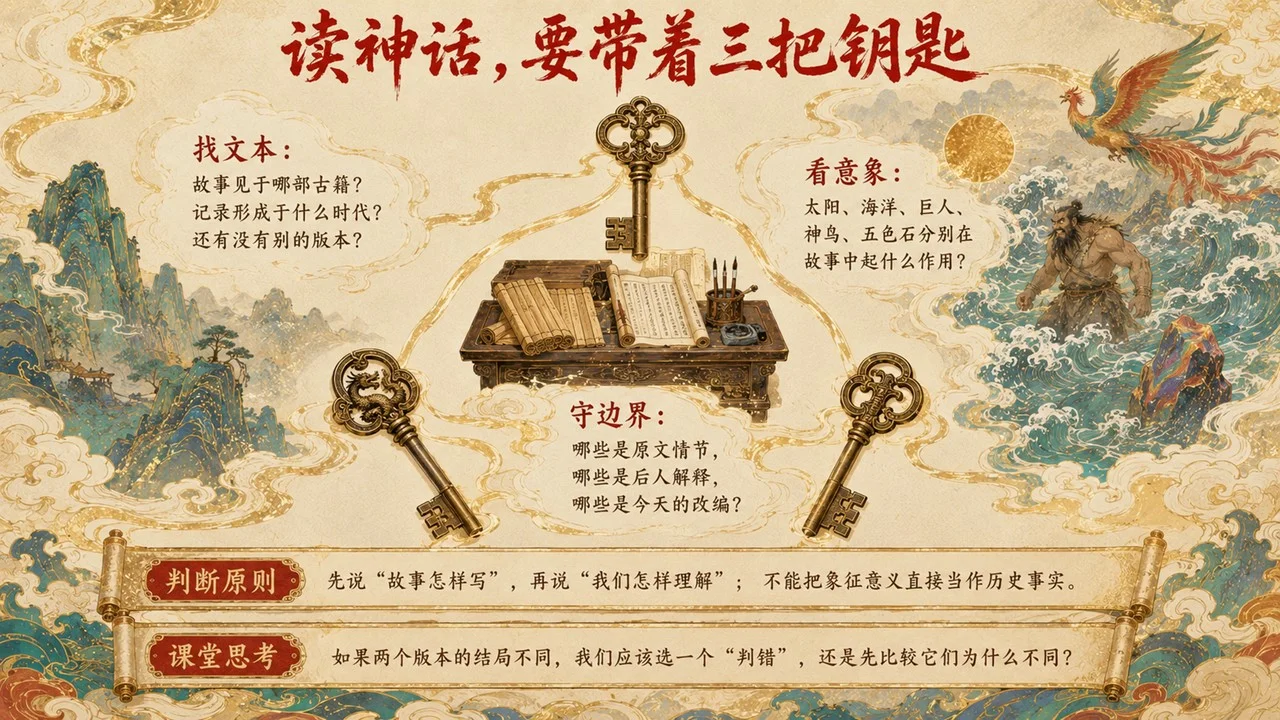 《中国神话里的想象与精神》青少年中华文化启蒙课之二｜经典神话、文化想象与民族精神PPT课件 - 预览图7