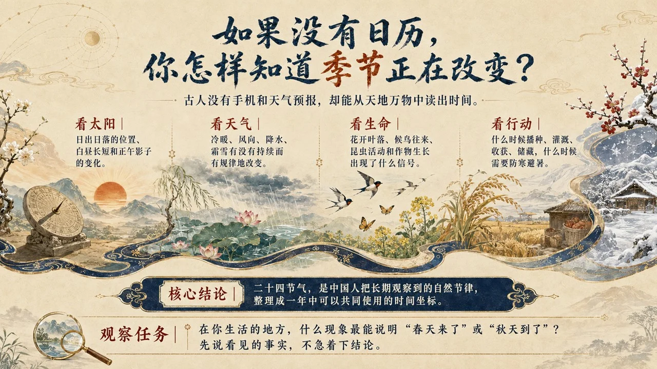 《二十四节气里的中国智慧》青少年中华文化启蒙课之三｜时序物候、农耕生活与传统智慧PPT课件 - 预览图1